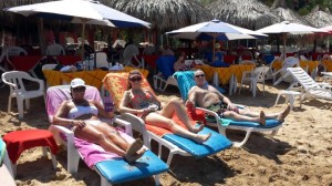 Chillin' and sunnin' at Isla Grande