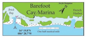 Approach to Barefoot Cay