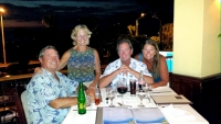 Dinner in Quepos with Steve and Joan