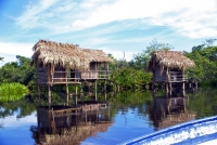 Classy over-the-water bungalows on Rio La Tovara